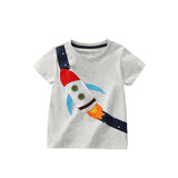 Kid Baby Boy Summer Short Sleeve Casual Breathable Soft Skin-friendly T-shirt Top