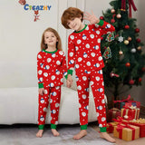 Family Matching Christmas Parent-child Long-sleeved Pajamas