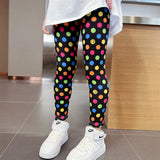 2-12T Kid Girl Autumn  Summer Nine-point Thin Pants Leggings