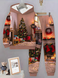 TEMU's New Christmas Children's Hooded Sweater Set 2 Pieces