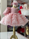 Kid Girl Princess Sequined Tutu Catwalk Dresses