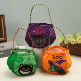 Handheld Pumpkin Bag Witch Ghost Owl Sugar Bag Halloween Decoration