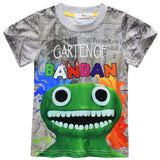 Kid Game Garten of Banban Ban Leisure Short Sleeved T-shirt Top