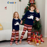 Family Matching Christmas Parent-child Polar Bear Letter Print Pajamas
