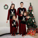 Family Christmas Parent-Child Pajamas Homewear Deer Pajamas