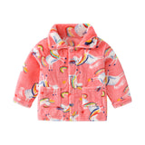 Kid Boy Standing Collar Warm Flannel Pajamas Sets