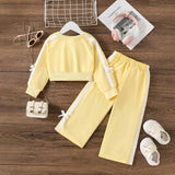2-8Y Kid Baby Girl Autumn Winter Casual Sports Suit 2 Pcs Set