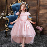 Kid Girls Formal Fluffy Princess Performance Dresses