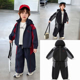 1-10T Kid Baby Boys Suit Casual Sports Long-sleeved 2 Pcs Set