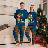 Family Matching Christmas Parent-child Dinosaur Letter Printing Loungewear Pajamas