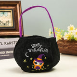 Handheld Pumpkin Bag Witch Ghost Owl Sugar Bag Halloween Decoration