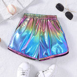 Kid Baby Girl Summer Fashion Colorful Gradient Casual Shorts Pants