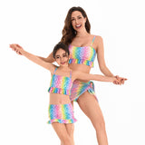 Parent-child Swimsuit Woman, New Beauty Fish Scales Sexy Bikini, Swimsuit Party