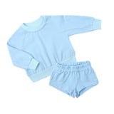 Kid Baby Boy Girl Autumn Winter Suit Short Sports 2 Pcs Sets