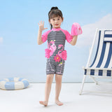 Baby Girl One-piece Flamingos Swimsuits