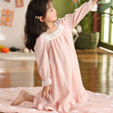 Kid Pure Cotton Foreign Style Loungewear Pajamas