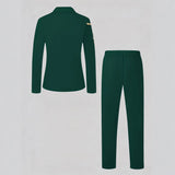7-12Y Kid Boy British Bronzing Printing Performance Suit 3 Pcs Set