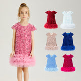 Kid Baby Girls Sequined Tank Princess Dress