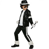 Halloween Costume Michael Jackson Costume Stage Sequins MJ Costume