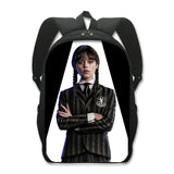 Wednesday Addams Pupils Schoolbag Polyester Creative Comfortable Backpack