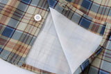 1-6Y Kid Baby Boys Plaid Overalls Autumn British Gentlemen Suits 4 Pcs Set