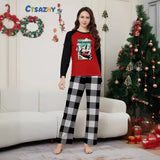 Family Matching Parent-child Christmas Snow Mountain Loungewear Pajamas