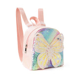 Cute Butterfly Fashion Backpack Mini Waterproof Sequin School Bag