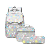 Kid Backpack Cartoon Printed Primary Secondary Schoolbag Two-piece