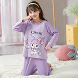 Kid Baby Girl Cotton Thin Parent-child Homewear Pajamas