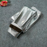 2-10T Kid Boy Girl Velvet Gold Silver Thickened Thermal Trousers Pants