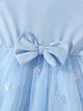 2-8T Kid Baby Girl Casual Mesh Puffy Princess Dresses