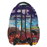 My World Minecraft Primary Secondary Schoolbags Backpack