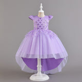 Kid Girls Princess Dinner Host Piano Performance Dresses