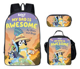 Kid Leisure Load Reduction Large Capacity Printed Backpack Bags