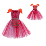 Halloween Children Witches Are Also Crazy Fluffy Yarn Skirt Cross-border New Masquerade Party