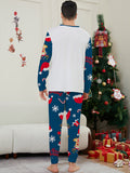 Family Matching Christmas Deer Snowflakes Parent-child Printed Loungewear Pajamas