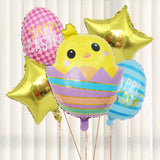 Easter Balloon Bunny Shell Chick Aluminum Festival Party Decoration