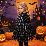 Kid Adult Halloween Hooded Cape Holiday Show Up
