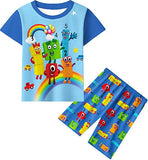 Kid Baby Boy Girl Spring Autumn Pajamas Rainbow Friends Casual Homewear