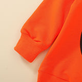 6M-4T Baby Boys Long Sleeve Halloween Pumpkin 2 Pcs Set