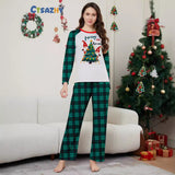 Family Matching Santa Claus Letters Christmas Parent-child Print Loungewear Pajamas