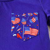 Baby Boy Independence Day Casual Short Sleeve 2 Pcs Set