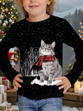 New Girls Cute Casual Fashion High Quality Christmas Women's Long Sleeves