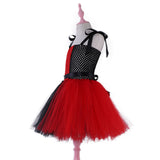 Halloween Girls Dress New Clown Female Fluffy Princess Dress Tutu Dress