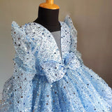 Kid Girl Fluffy Gauze Flower Girl Catwalk Princess Dresses