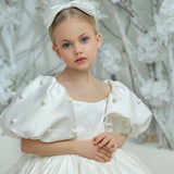 2-8T Kid Baby Girl Birthday Party Walk Show Princess Flower Wedding Dress