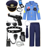Children's Police Uniform, Men's Police Themed Uniform, Halloween Children's Police