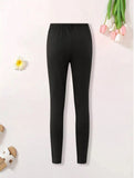 7-12Y Kid Girl Half Zipper Open Neck Shark Pants Casual Suits 2 Pcs Set