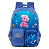 Kid Boy Double-layer Primary Secondary Zipper Cartoon Multi-pocket Backpack