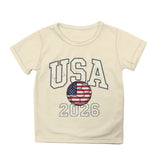 Kid Boy Girl USA Independence Day 250th Anniversary Fashion Summer T-Shirt